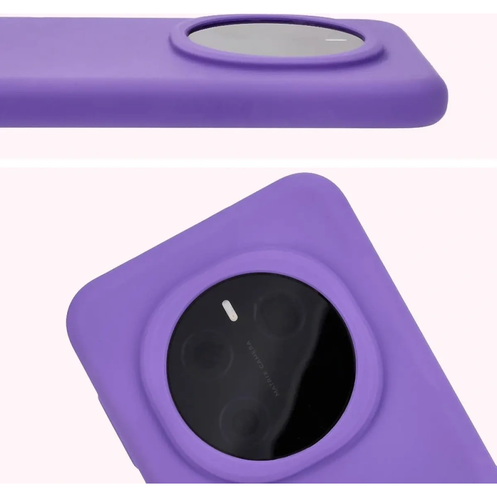 Hurtownia GSM - Silikonowe etui Bizon Soft Case do Honor Magic7 Pro fioletowe - BIZ8430 - {ean13} - Hurt