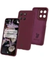 Caz moale Bizon pentru Motorola Moto G15 / G15 Power violet închis