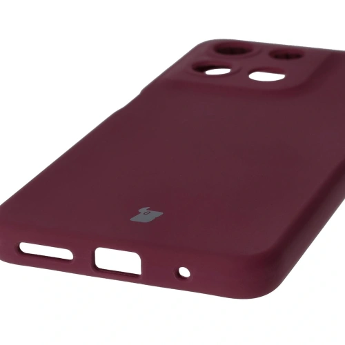 Silikonowe etui Bizon Soft Case do Motorola Moto G15 / G15 Power ciemnofioletowe
