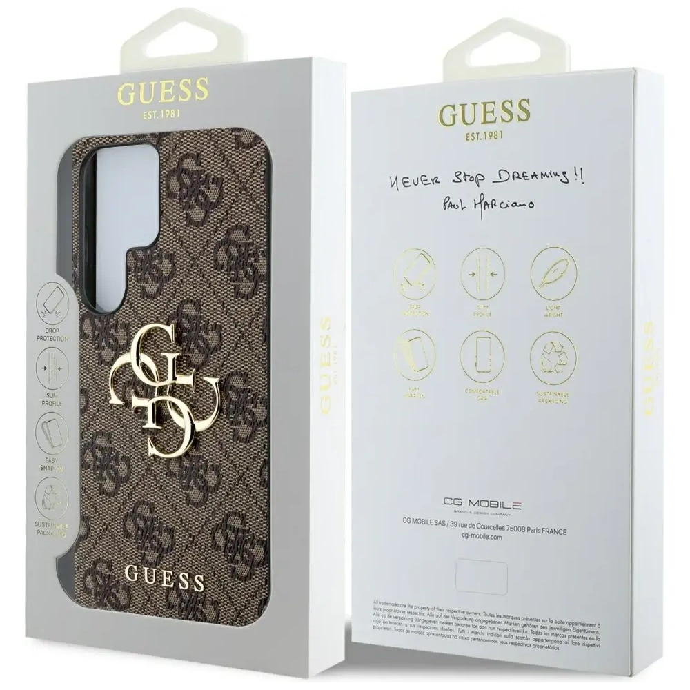 Hurtownia GSM - Guess Logo Big 4G Logo Clasic Samsung Galaxy S25 Ultra maro - GUE4298 - {ean13} - Hurt