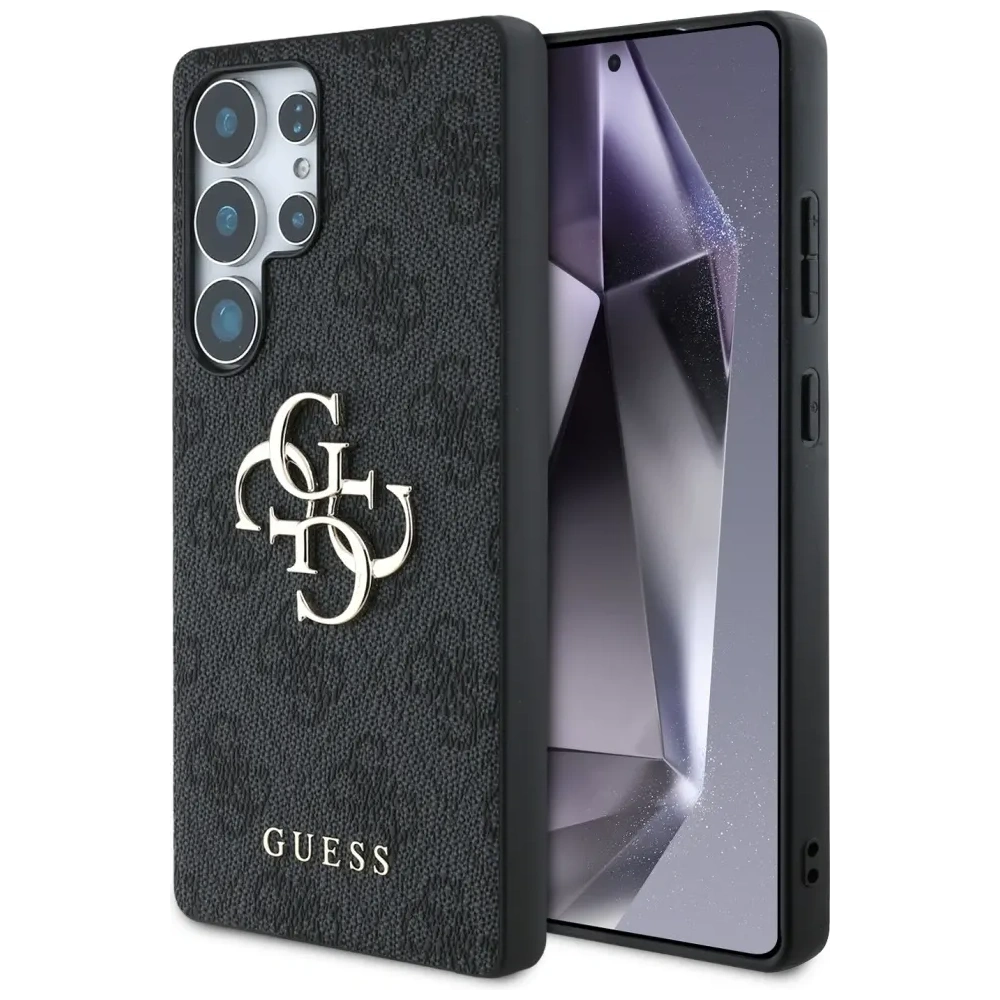 Hurtownia GSM - Guess Logo mare 4G Logo clasic Samsung Galaxy S25 Ultra negru - GUE4299 - {ean13} - Hurt