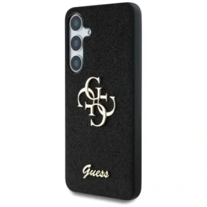 Hurtownia GSM - Guess Fixat Glitter Big 4G Logo Metalic Samsung Galaxy S25 negru - GUE4302 - {ean13} - Hurt
