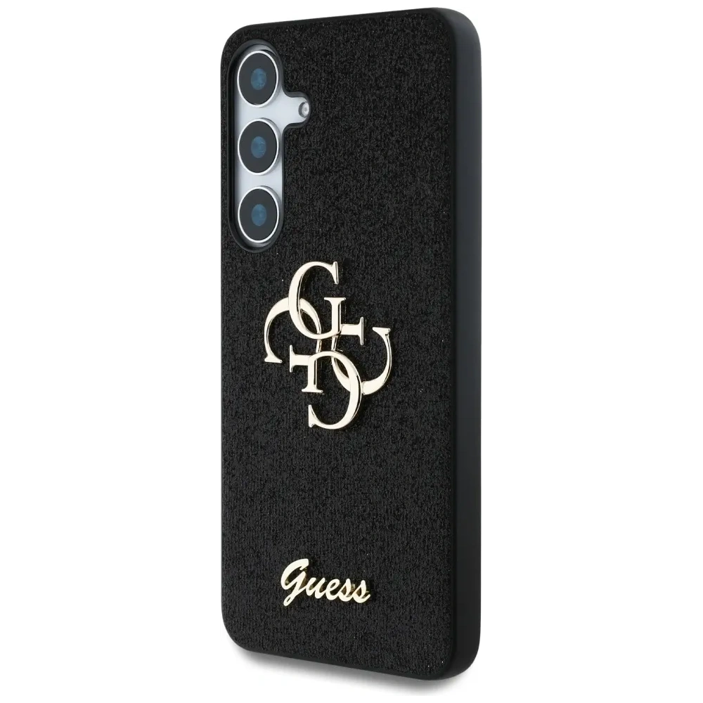 Hurtownia GSM - Etui Guess Fixed Glitter Big 4G Metal Logo do Samsung Galaxy S25 czarny - GUE4302 - {ean13} - Hurt