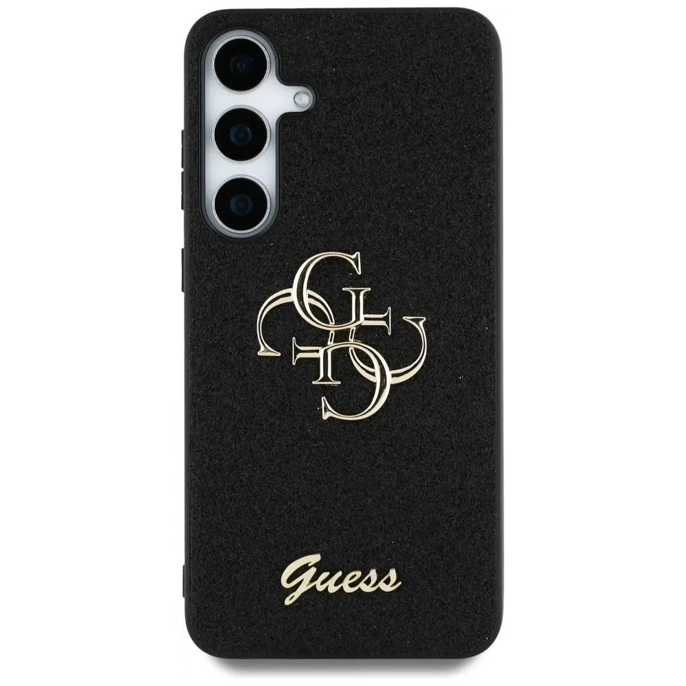 Hurtownia GSM - Etui Guess Fixed Glitter Big 4G Metal Logo do Samsung Galaxy S25 czarny - GUE4302 - {ean13} - Hurt