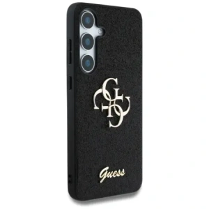 Hurtownia GSM - Guess Fixat Glitter Big 4G Logo Metalic Samsung Galaxy S25 negru - GUE4302 - {ean13} - Hurt