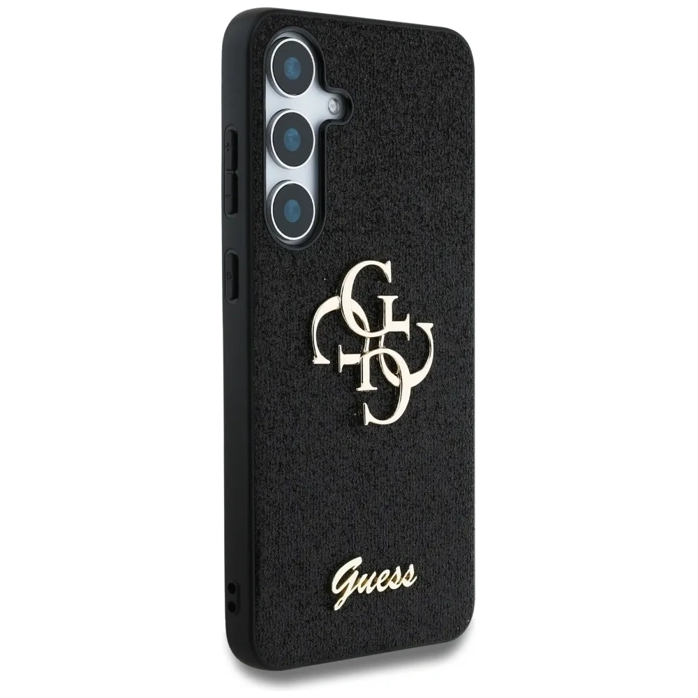 Hurtownia GSM - Etui Guess Fixed Glitter Big 4G Metal Logo do Samsung Galaxy S25 czarny - GUE4302 - {ean13} - Hurt