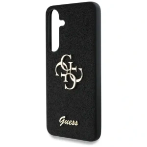 Hurtownia GSM - Guess Fixat Glitter Big 4G Logo Metalic Samsung Galaxy S25 negru - GUE4302 - {ean13} - Hurt