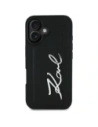 Hurtownia GSM - Etui Karl Lagerfeld HC Grained PU Cardslot Metal Signature do Apple iPhone 16 czarny - KLD21895 - {ean13} - Hurt