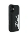 Hurtownia GSM - Etui Karl Lagerfeld HC Grained PU Cardslot Metal Signature do Apple iPhone 16 czarny - KLD21895 - {ean13} - Hurt
