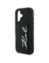 Hurtownia GSM - Etui Karl Lagerfeld HC Grained PU Cardslot Metal Signature do Apple iPhone 16 czarny - KLD21895 - {ean13} - Hurt