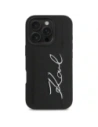 Hurtownia GSM - Etui Karl Lagerfeld HC Grained PU Cardslot Metal Signature do Apple iPhone 16 Pro černé - KLD21896 - {ean13} - Hurt