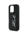 Hurtownia GSM - Etui Karl Lagerfeld HC Grained PU Cardslot Metal Signature do Apple iPhone 16 Pro černé - KLD21896 - {ean13} - Hurt