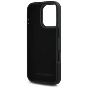 Hurtownia GSM - Karl Lagerfeld HC Grained PU Cardslot Metal Signature Apple iPhone 16 Pro Max negru - KLD21897 - {ean13} - Hurt