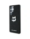Hurtownia GSM - Karl Lagerfeld Pin de piele cu monogramă Logo Choupette Head Samsung Galaxy S25 Ultra negru - KLD21898 - {ean13} - Hurt