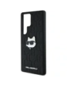 Hurtownia GSM - Karl Lagerfeld Pin de piele cu monogramă Logo Choupette Head Samsung Galaxy S25 Ultra negru - KLD21898 - {ean13} - Hurt
