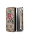 Guess GUFLBKPX4GROB Apple iPhone X/XS brown book 4G Flower Desire