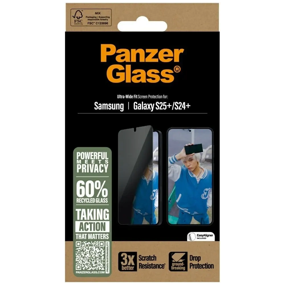 Hurtownia GSM - PanzerGlass Ultra-Wide Fit Samsung Galaxy S25+ Plus - PZG823 - {ean13} - Hurt