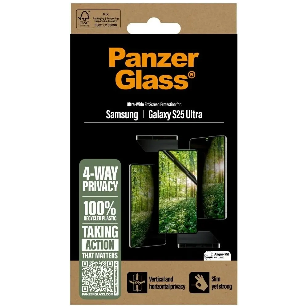 Wholesale PanzerGlass Eco Matrix Ultra-Wide Fit Samsung Galaxy S25 Ultra - PZG825 - {ean13} - Hurt