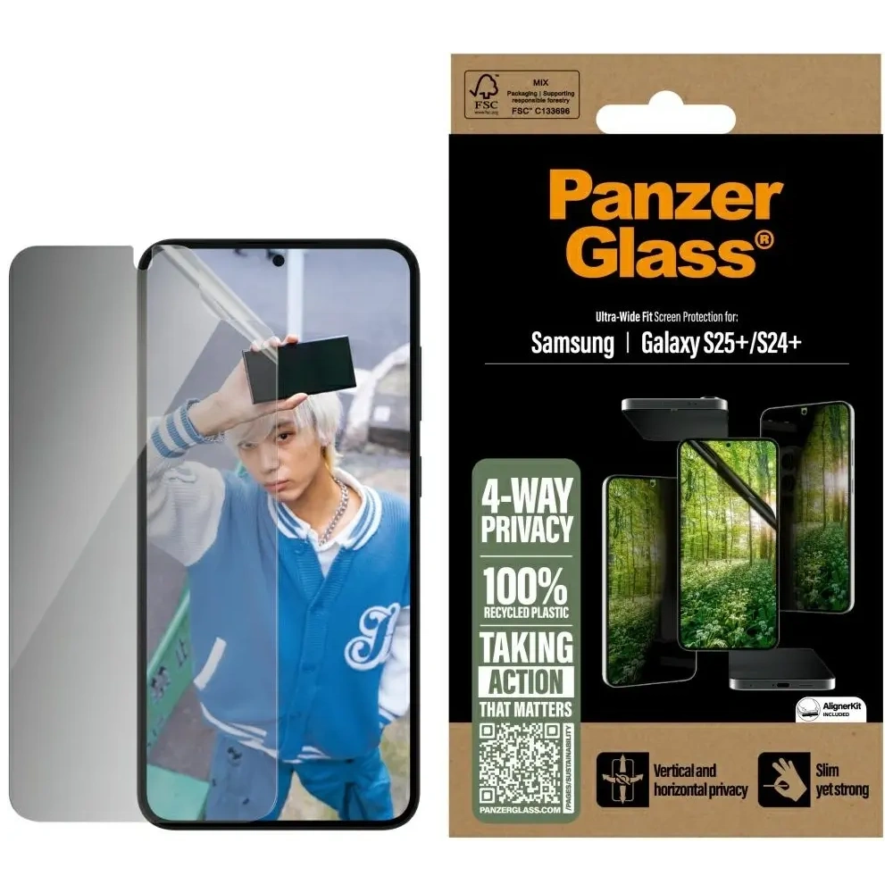Hurtownia GSM - PanzerGlass Eco Matrix Ultra-Wide Fit Samsung Galaxy S25+ Plus - PZG826 - {ean13} - Hurt