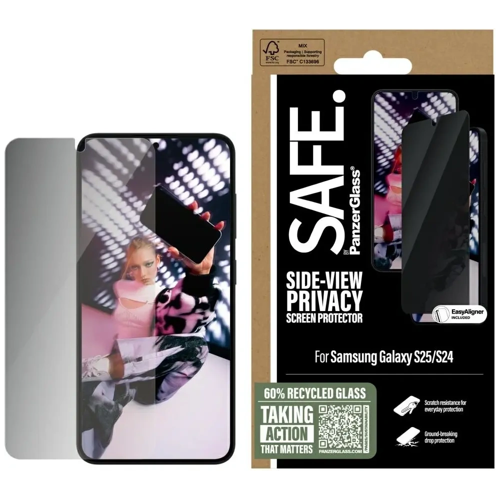 Hurtownia GSM - SAFE de PanzerGlass Ultra-Wide Fit Samsung Galaxy S25 - PZG827 - {ean13} - Hurt