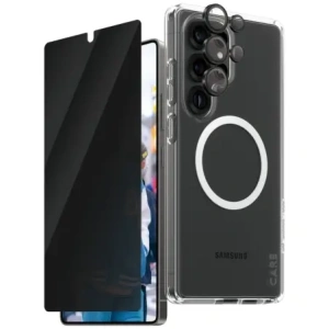 Hurtownia GSM - CARE de PanzerGlass Carcasă Flagship 3 în 1 + sticlă de protecție pentru ecran + kit de sticlă pentru cameră Samsung Galaxy S25 Ultra - PZG834 - {ean13} - Hurt