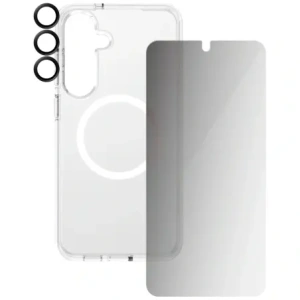 Hurtownia GSM - CARE de PanzerGlass Carcasă 3 în 1 + sticlă de protecție pentru ecran + kit de sticlă pentru cameră Samsung Galaxy S25+ Plus - PZG835 - {ean13} - Hurt
