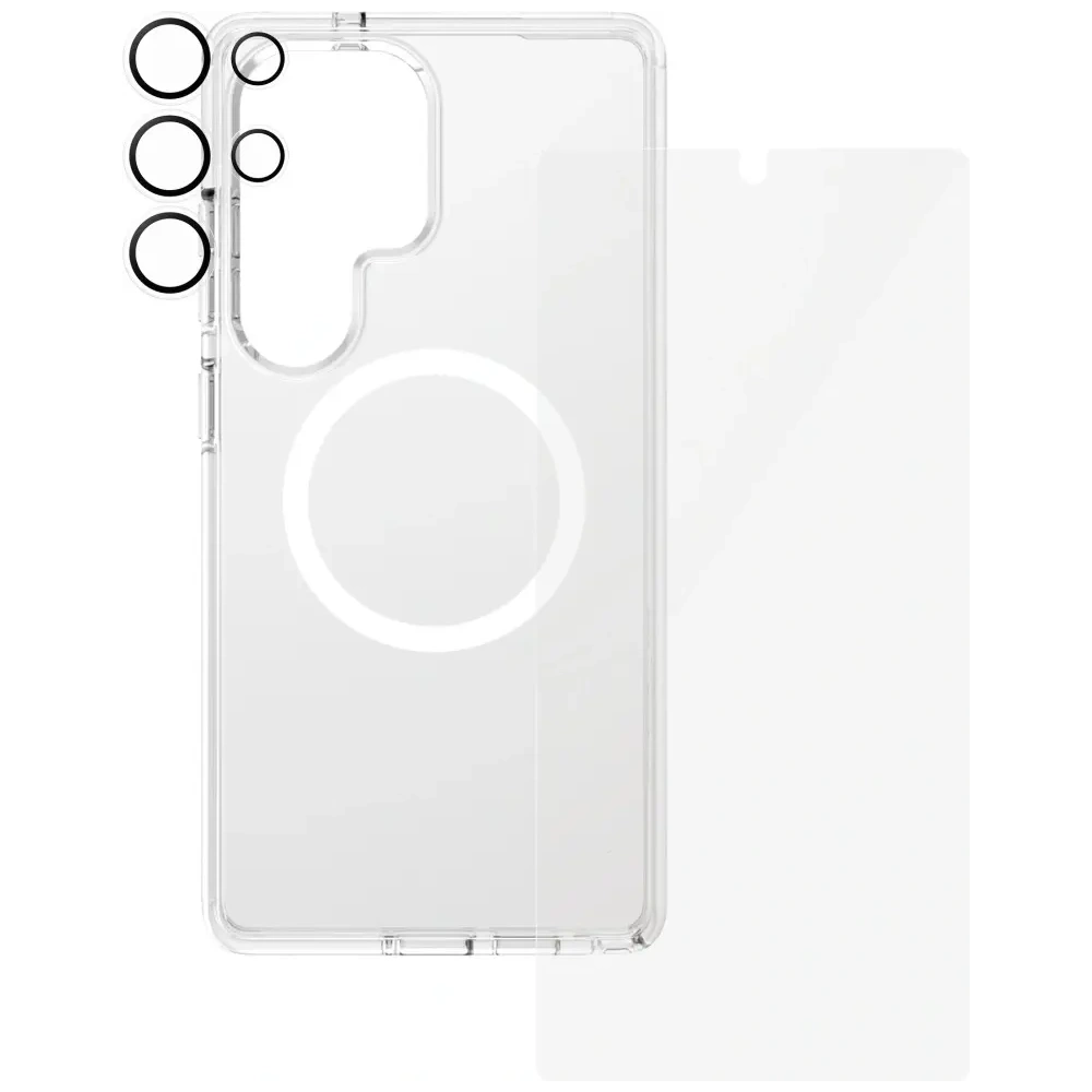Hurtownia GSM - CARE de PanzerGlass Carcasă Flagship 3-in-1 + sticlă de ecran + kit de sticlă pentru cameră Samsung Galaxy S25 Ultra - PZG837 - {ean13} - Hurt