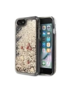 Etui Guess GUHCI8GLHREGO Apple iPhone SE 2022/SE 2020/8/7 gold/złoty hard case Liquid Glitter Hearts
