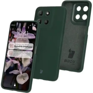 Hurtownia GSM - Bizon Soft Case Motorola Moto G15 / G15 Power verde închis - BIZ8434 - {ean13} - Hurt