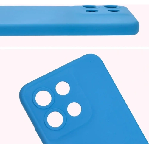 Silikonowe etui Bizon Soft Case do Motorola Moto G15 / G15 Power niebieskie