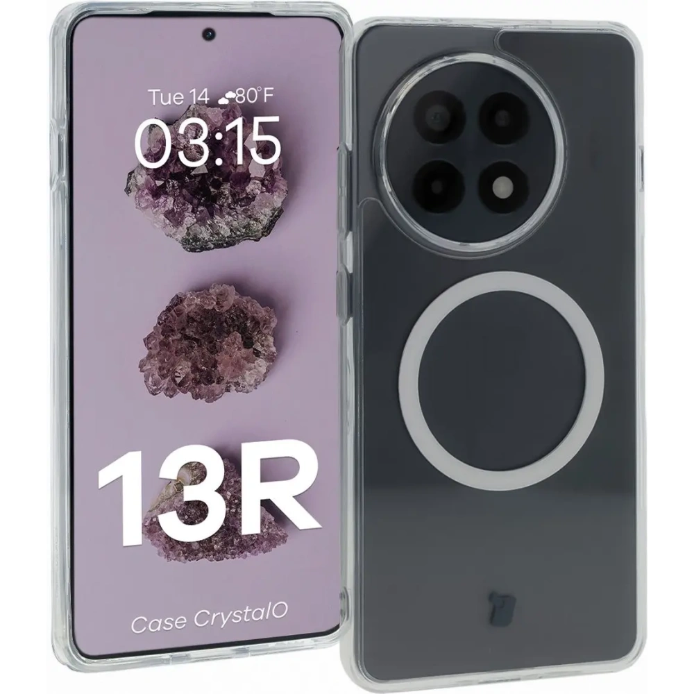 Wholesale Bizon Case CrystalO Magnetic OnePlus 13R clear - BIZ8438 - {ean13} - Hurt