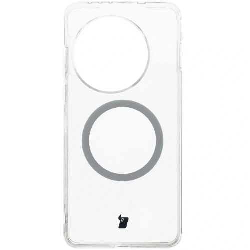 Etui z pierścieniem magnetycznym Bizon Case CrystalO do OnePlus 13R przezroczyste