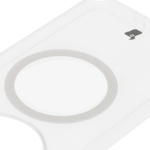 Etui z pierścieniem magnetycznym Bizon Case CrystalO do OnePlus 13R przezroczyste