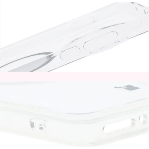 Etui z pierścieniem magnetycznym Bizon Case CrystalO do OnePlus 13R przezroczyste