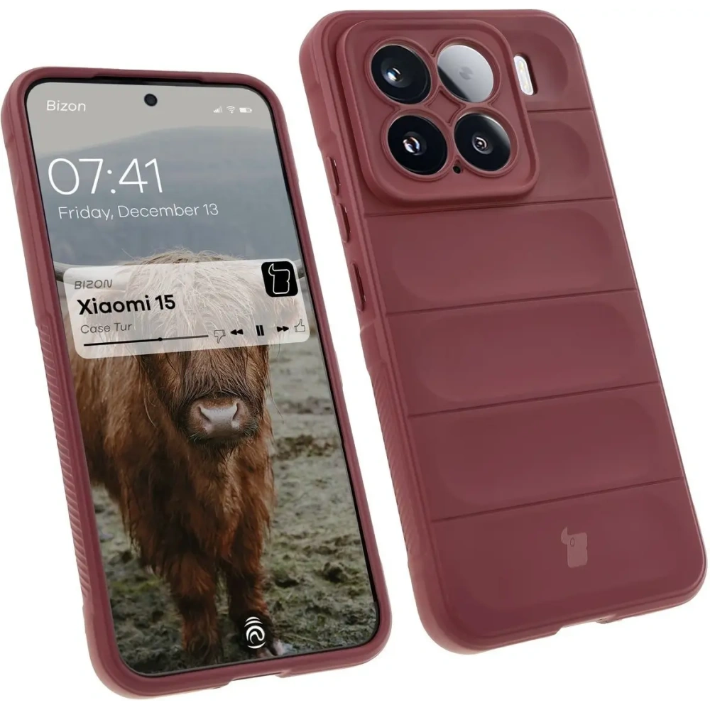 Hurtownia GSM - Pancéřové pouzdro Bizon Case Tur do Xiaomi 15 tmavě fialové - BIZ8440 - {ean13} - Hurt