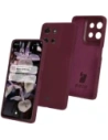 Bizon Soft Case Motorola Moto G75 5G sötét lila