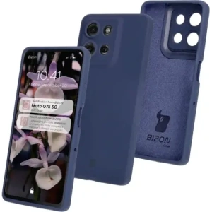 Hurtownia GSM - Bizon Soft Case Motorola Moto G75 5G albastru închis - BIZ8442 - {ean13} - Hurt