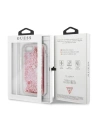 Wholesale Guess GUHCI8GLHRERG Apple iPhone SE 2022/SE 2020/8/7 pink hard case Liquid Glitter Hearts - GUE466PNK - {ean13} - Hurt