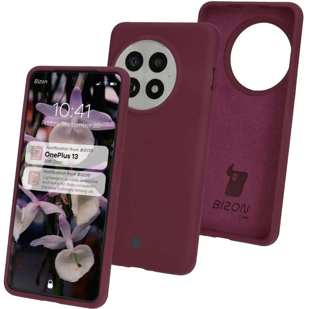 Hurtownia GSM - Bizon puha tok OnePlus 13 sötétlila - BIZ8447 - {ean13} - Hurt