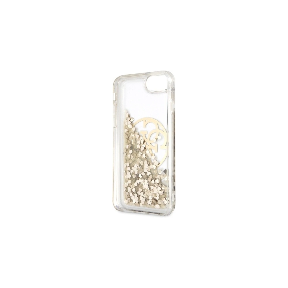 Hurtownia GSM - Etui Guess GUHCI8LGGITDGO Apple iPhone SE 2022/SE 2020/8/7 zlatý/gold tvrdý obal Circle Liquid Glitter - GUE467GLD - {ean13} - Hurt