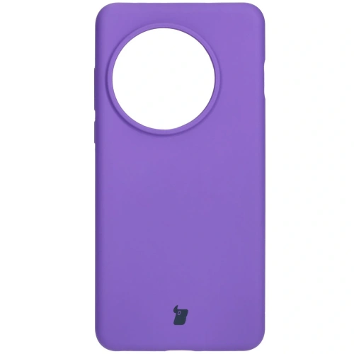Silikonowe etui Bizon Soft Case do OnePlus 13 fioletowe