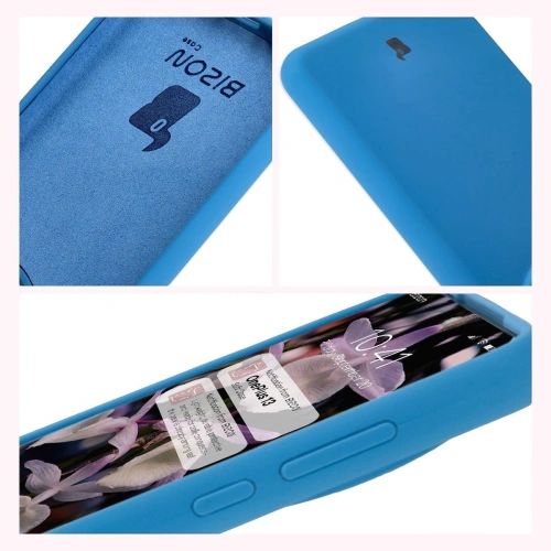 Silikonowe etui Bizon Soft Case do OnePlus 13 niebieskie