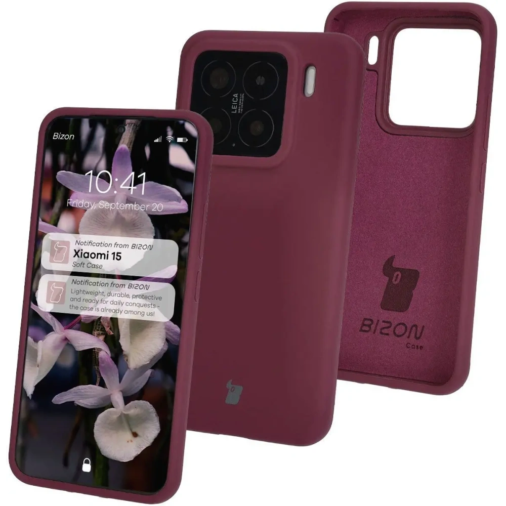Hurtownia GSM - Silikonové pouzdro Bizon Soft Case pro Xiaomi 15 tmavě fialové - BIZ8453 - {ean13} - Hurt