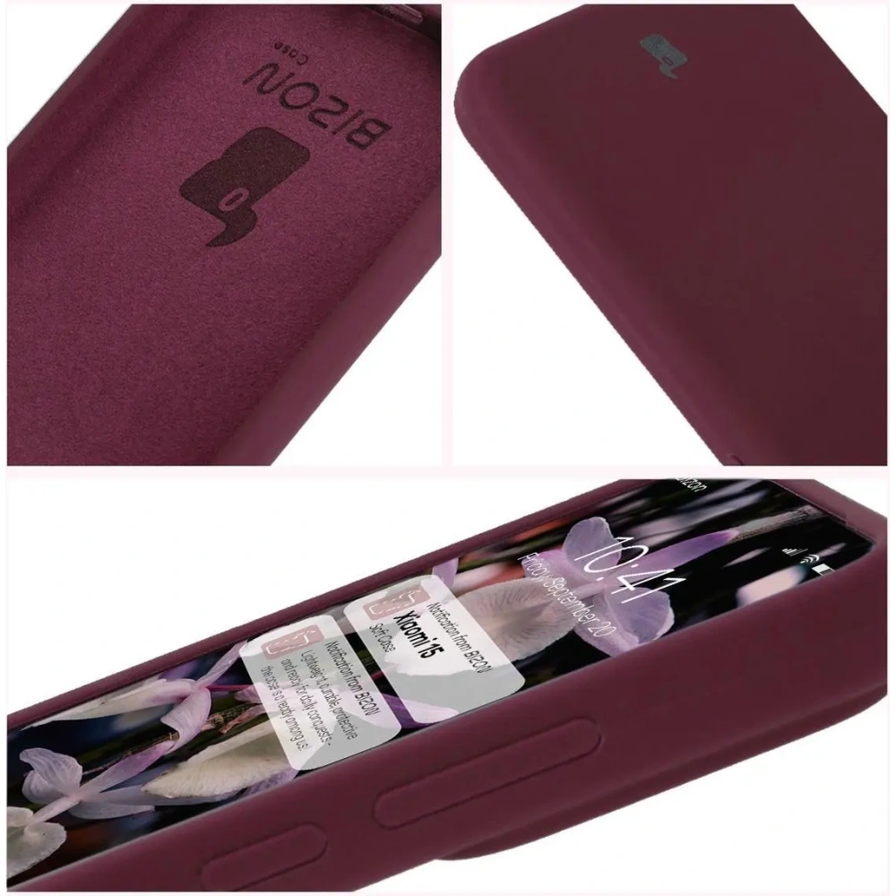 Hurtownia GSM - Silikonové pouzdro Bizon Soft Case pro Xiaomi 15 tmavě fialové - BIZ8453 - {ean13} - Hurt