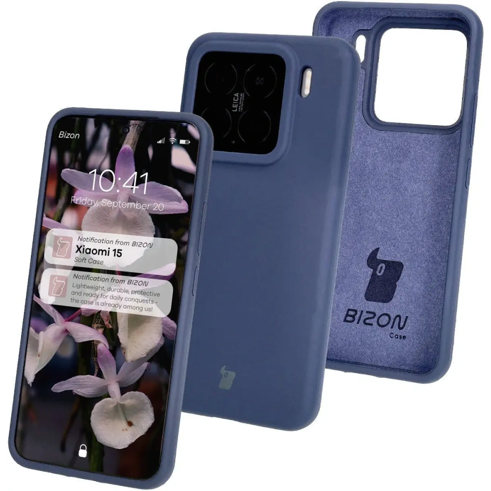 Wholesale Bizon Soft Case Xiaomi 15 dark blue - BIZ8454 - {ean13} - Hurt