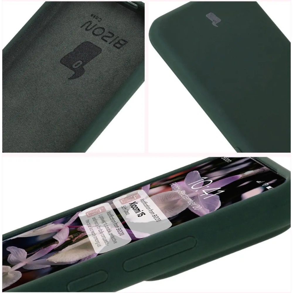 Hurtownia GSM - Bizon Soft Case Xiaomi 15 verde închis - BIZ8455 - {ean13} - Hurt