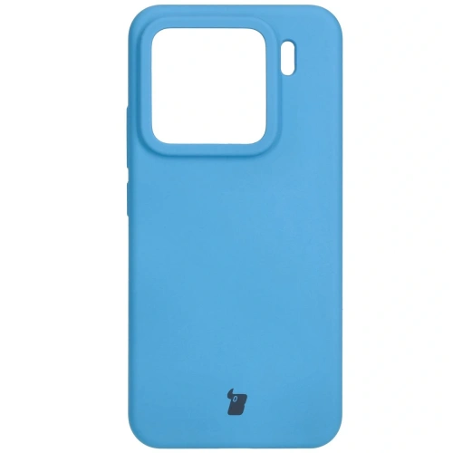 Silikonowe etui Bizon Soft Case do Xiaomi 15 niebieskie