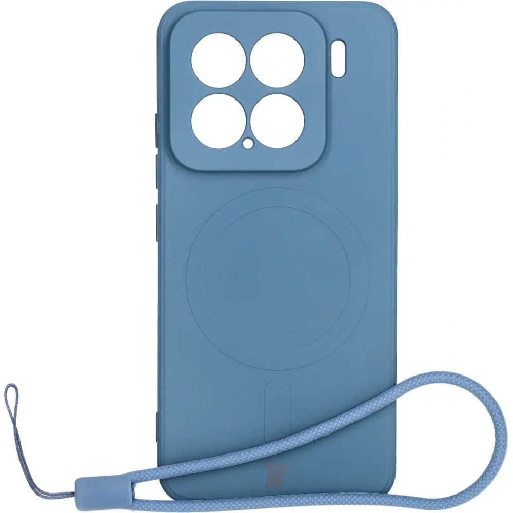 Wholesale Bizon Case Silicone Magnetic Sq Xiaomi 15 navy blue - BIZ8459 - {ean13} - Hurt
