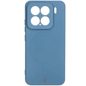 Hurtownia GSM - Silikonové pouzdro s magnetickým prstenem Bizon Case Silicone Magnetic Sq pro Xiaomi 15 modré - BIZ8459 - {ean13} - Hurt