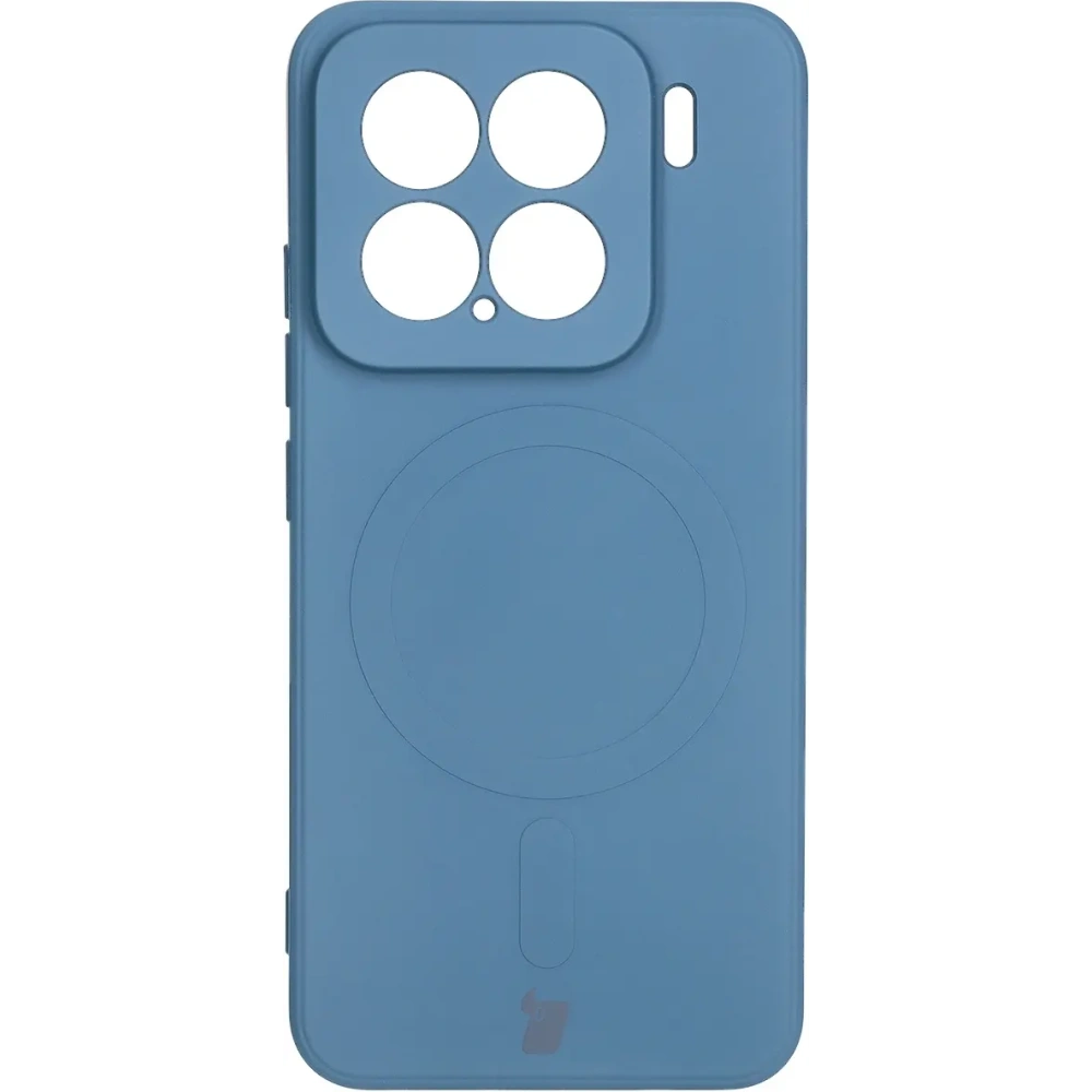 Hurtownia GSM - Bizon Case Silicone Magnetic Sq Xiaomi 15 albastru marin - BIZ8459 - {ean13} - Hurt